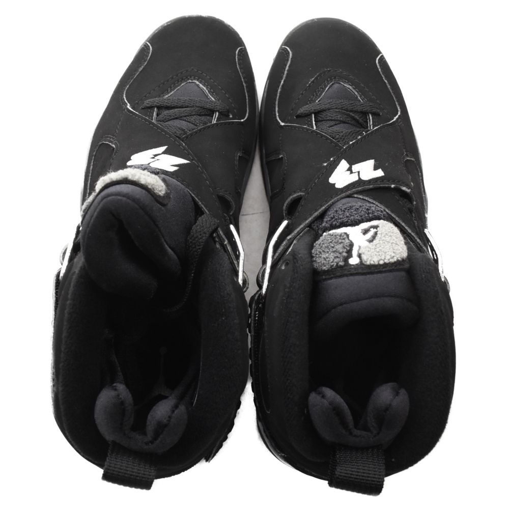 NIKE ナイキ 観賞用 03年製 AIR JORDAN 8 RETRO エアジョーダンエイト ハイカットスニーカー ブラック US8.5/26.5cm 305381‐001 NIKE (ナイキ) 観賞用 03年製 AIR JORDAN 8 RETRO エアジョーダン