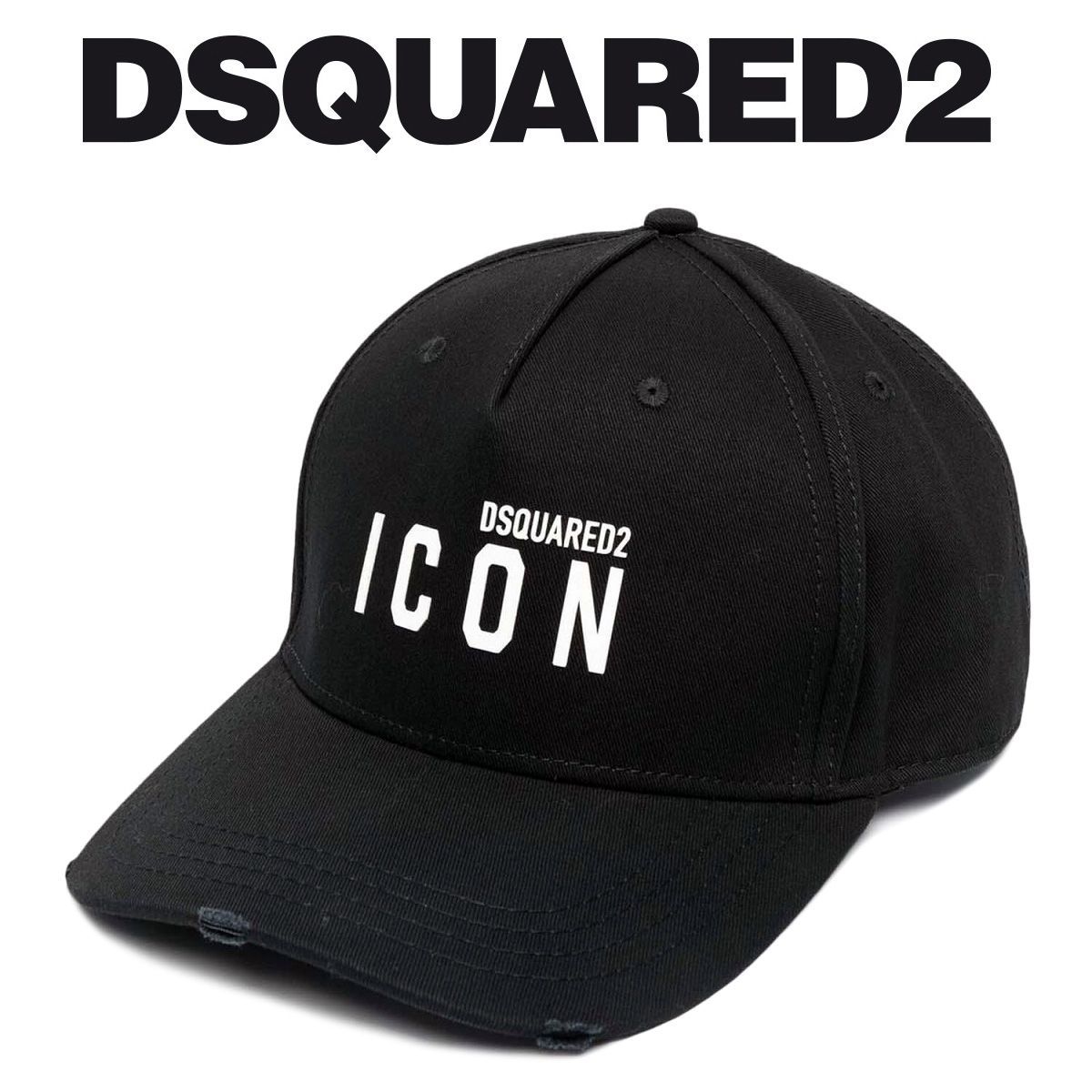 Dsquared2 ディースクエアード ブラックキャップメンズ