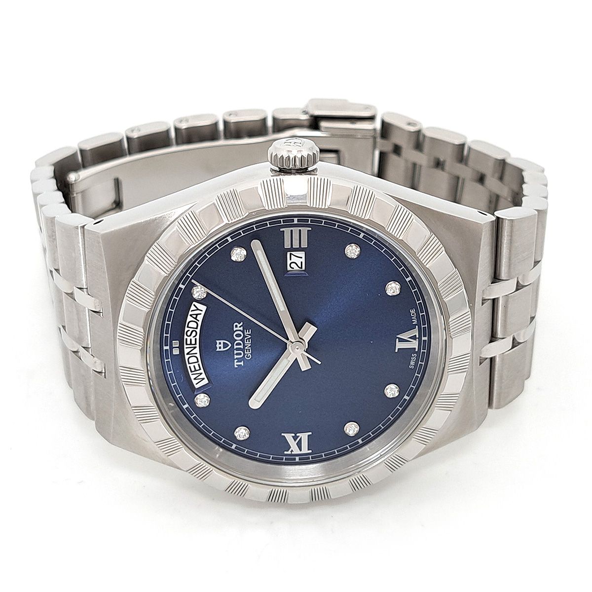 チューダー ロイヤル デイデイト 8Pダイヤ 28600 自動巻き ステンレス  