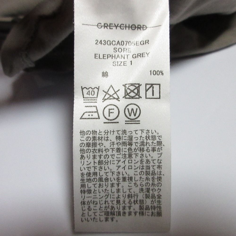 美品 24AW GREYCHORD グレーコード タンクトップ ノースリーブ