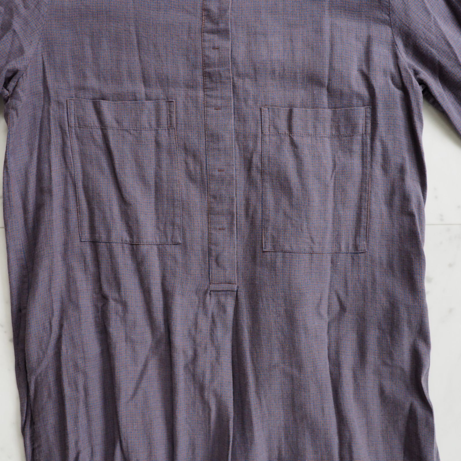 バンド シャツワンピース