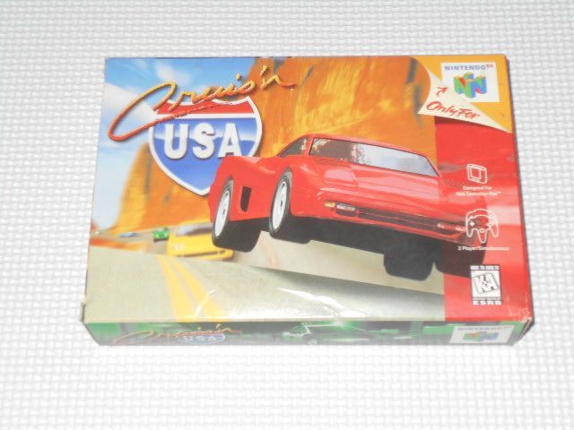 NINTENDO 64 - N64★Cruis&#39;n USA Cruisin 海外版 端子清掃済 N64☆Cruis'n USA Cruisin 海外版 端子清掃済☆箱付・説明書付