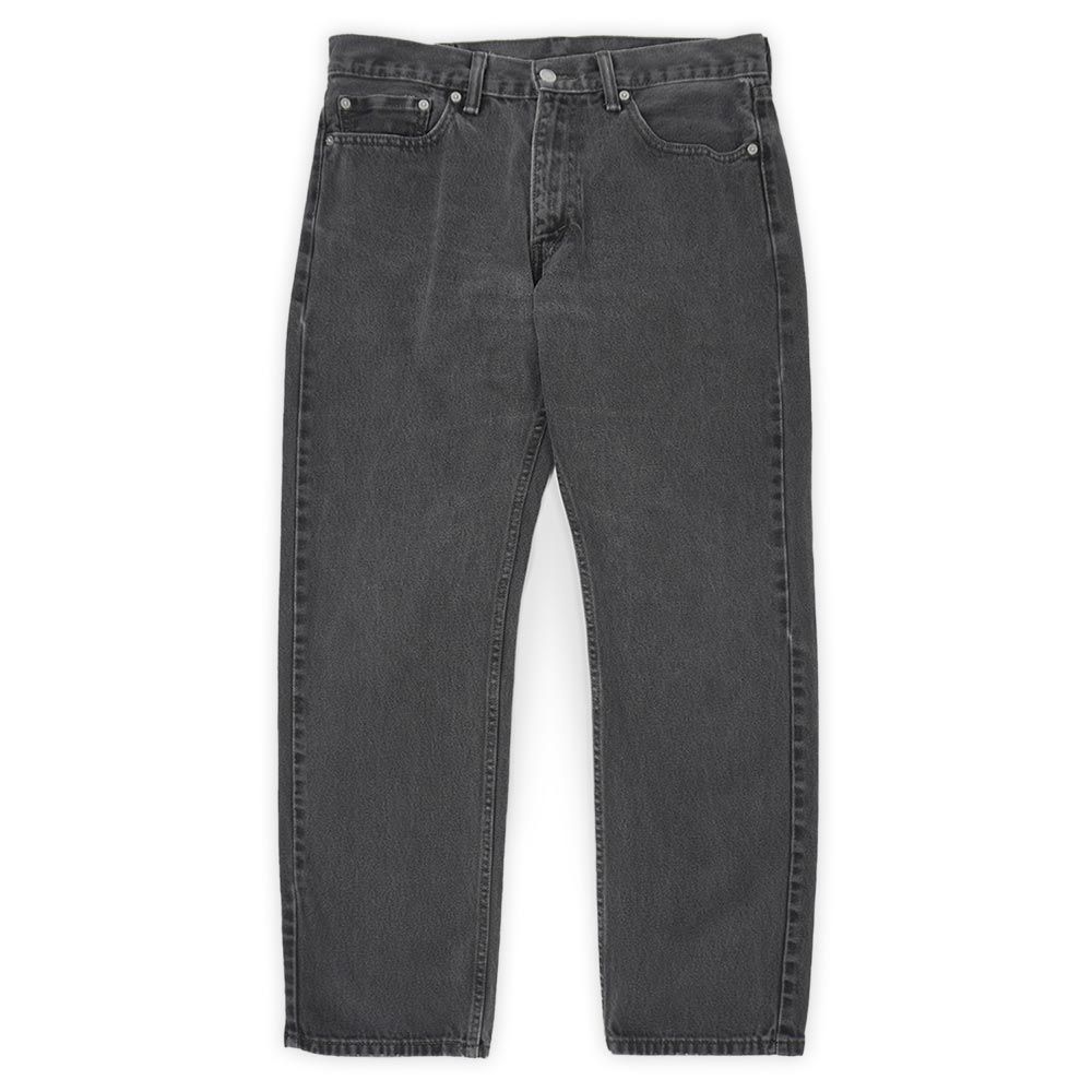 リーバイス Levi's 00s 2000年代 505 ブラックデニムパンツ ジーンズ ストレート USA ヴィンテージ アメリカ 古着 メンズ ストレート 501 定番 パンツ 黒 W33 L30【中古】