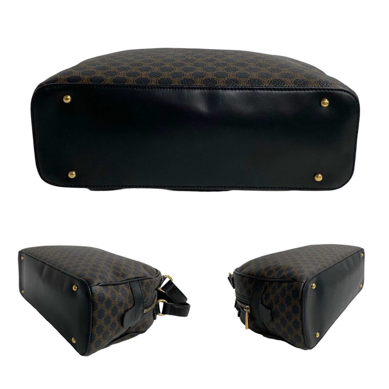 極 美品 CELINE セリーヌ ヴィンテージ マカダム ブラゾン