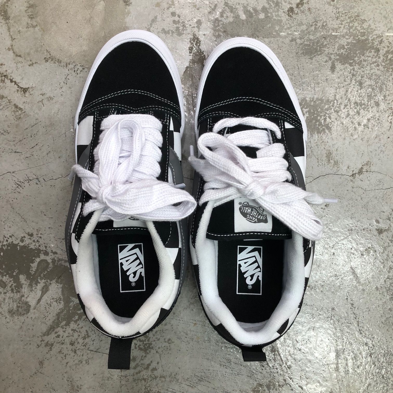 新品 VANS KNU SKOOL VN0009QCCJJ MEGA CH チェック ニュース