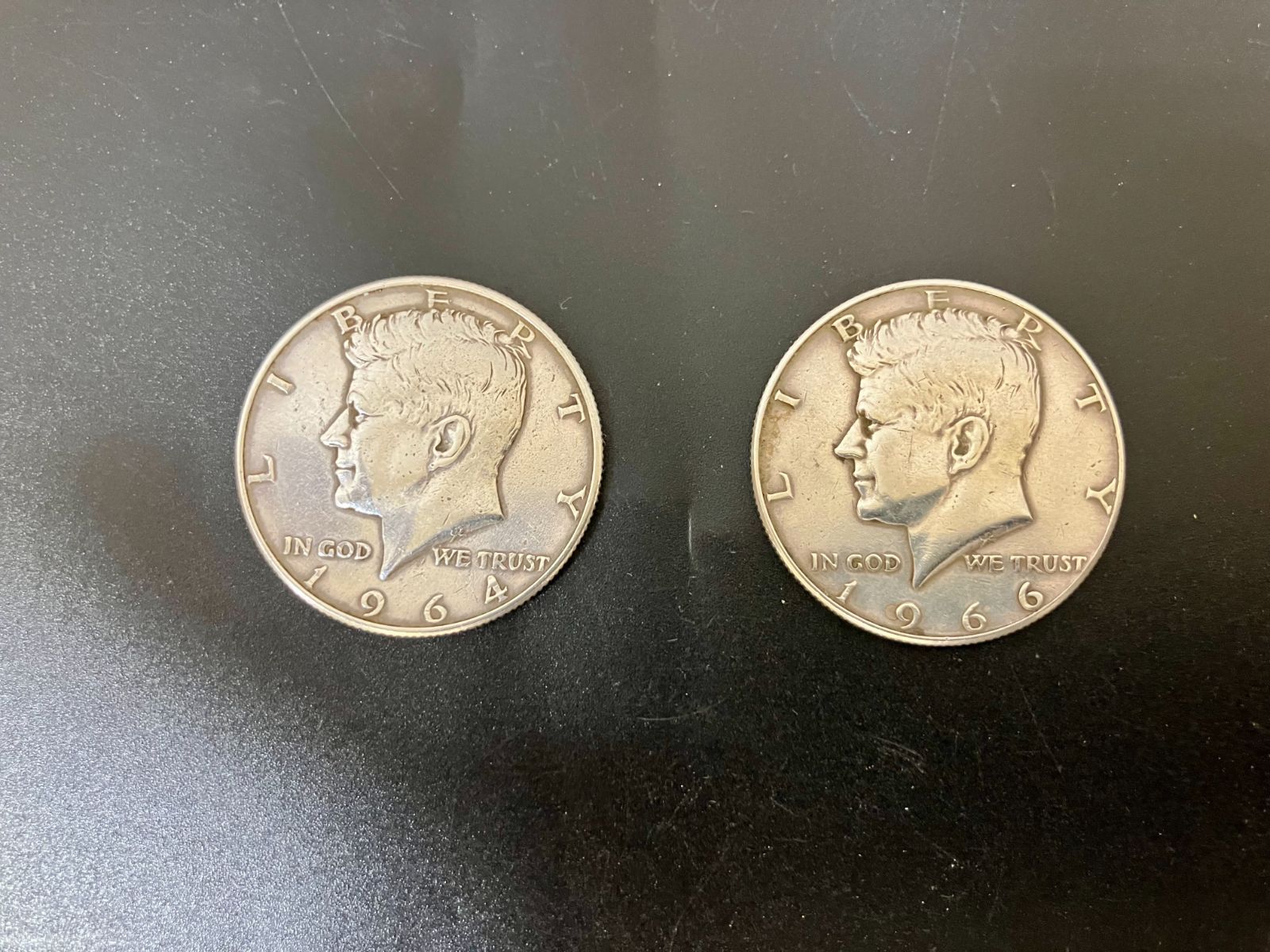 匿名配送！アメリカ合衆国銀貨コインセット　ケネディ１９６４年入り 27139】 希少品 ケネディ コイン 1964年1966年 銀貨 コイン 外国