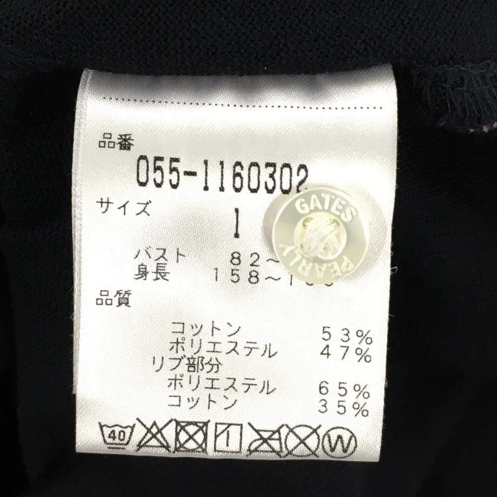 未使用品！PEARLY GATES レディースゴルフシャツ ハイネック　サイス1 パーリーゲイツ レディース ゴルフウェア 2点セット ハイネック