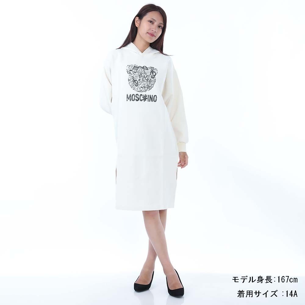 MOSCHINO KIDS モスキーノキッズ HDV0GR LDA58 10123 スウェットワンピース 大人もOK