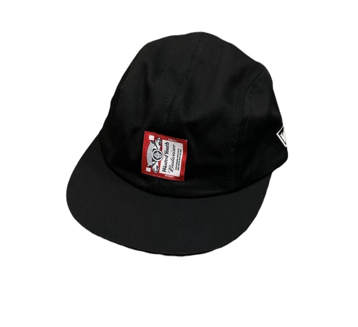 Wasted Youth Budweiser 4PANEL CAP Black