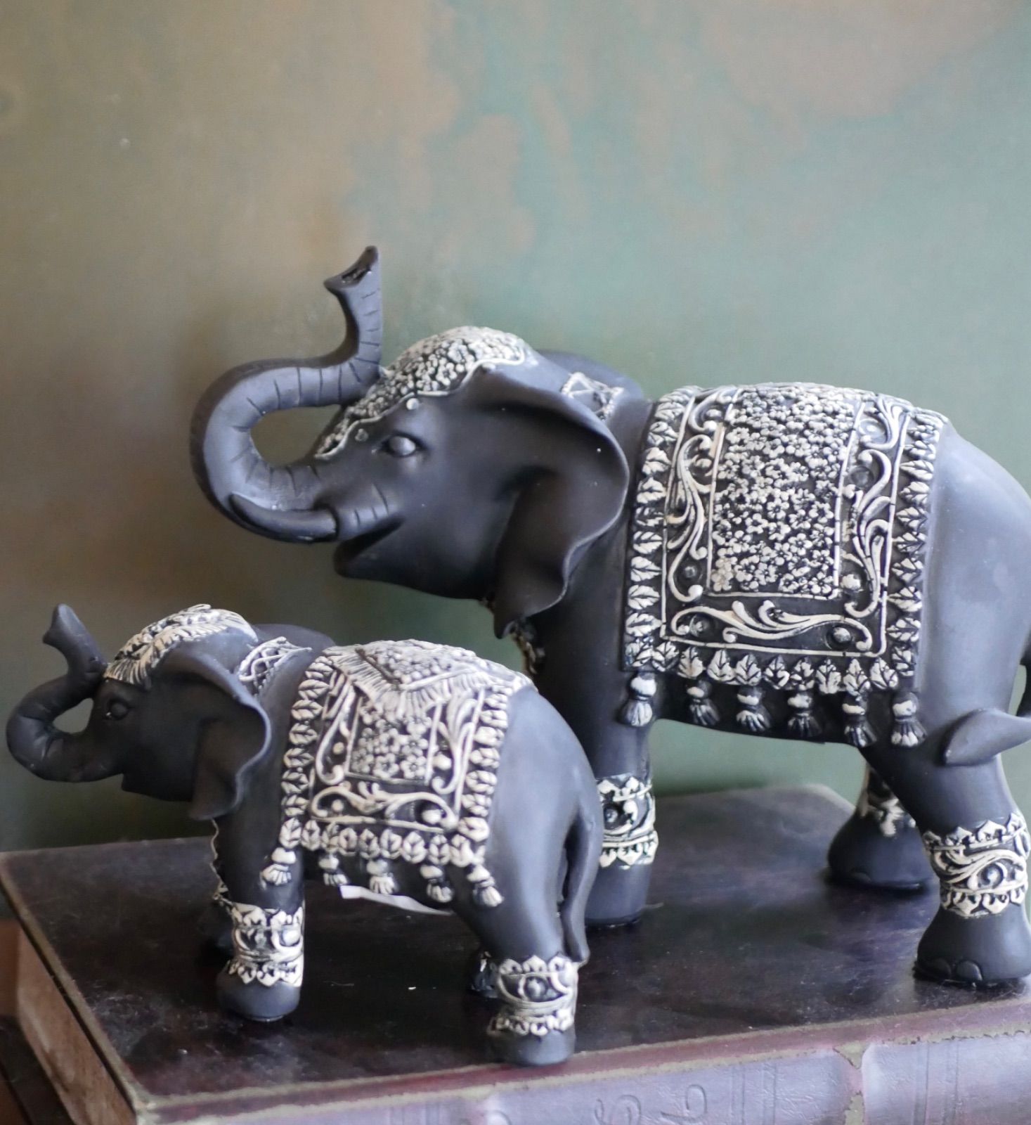 再値下げ】インド象の置物（木彫りの置物です） 【公式通販】
