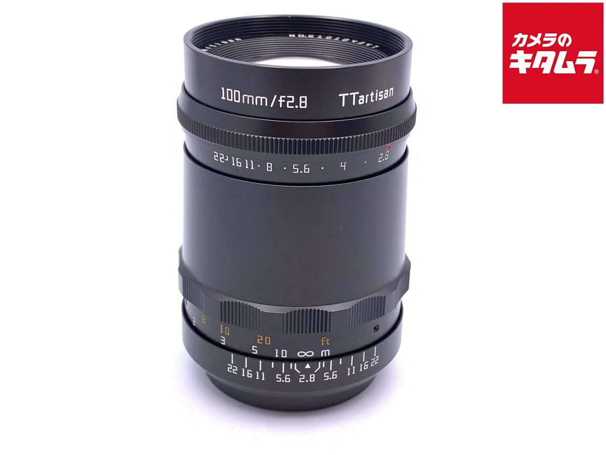 並品 銘匠光学 TTArtisan 100mm f|2.8 バブルボケレンズ M42マウント用
