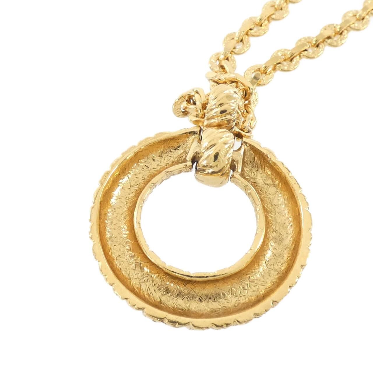 ビンテージ　イヴサンローラン　YSL　　ネックレス　ゴールド　希少　レトロ SAINT LAURENT - イヴサンローラン ヴィンテージ YSL ロゴ ネックレス