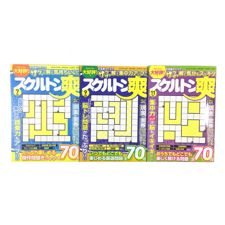 A379 スケルトン爽 2020年7・9・11月号 3冊セット - Day-Book - メルカリ