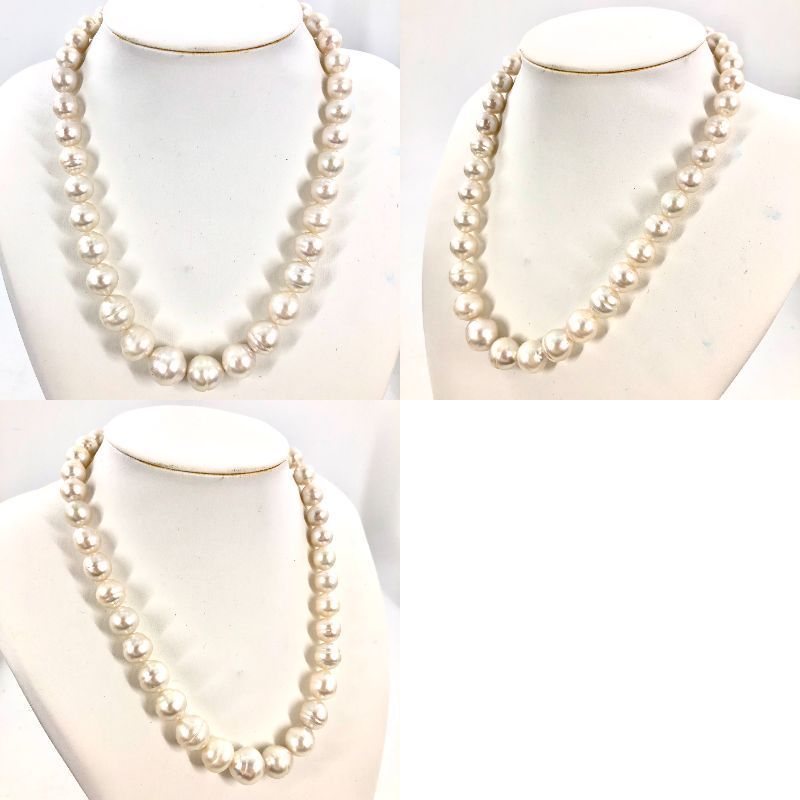TASAKI タサキ SV パールネックレス SILVER刻印 10mm-14.9mm 84g
