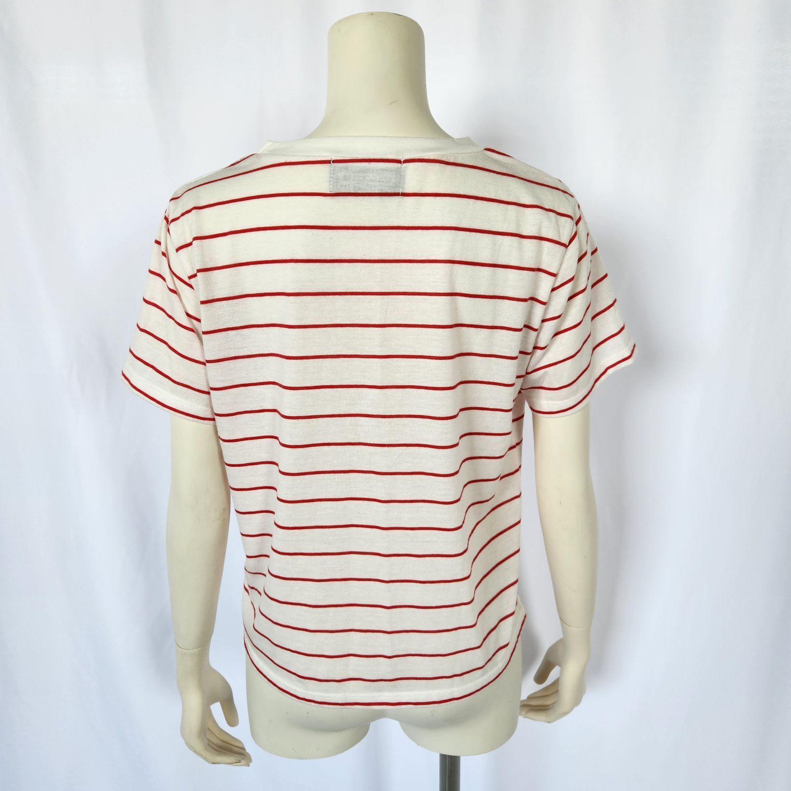 【売れました】SLY(スライ)イエロー×ネイビーボーダーTシャツ SLY（スライ）の「MULTI BORDER TEE マルチボーダー Tシャツ（T