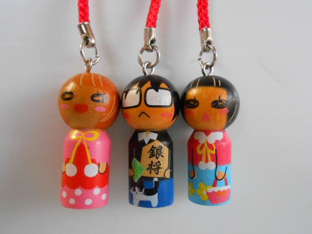 ♯Lmt30AO3月のライオンキャラ こけし 全5種