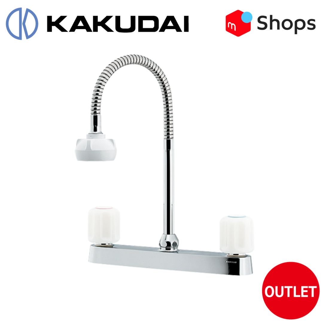 新品未使用】 KAKUDAI 2ハンドル混合栓（シャワーつき） 寒冷地仕様 _ 151-008K - メルカリ