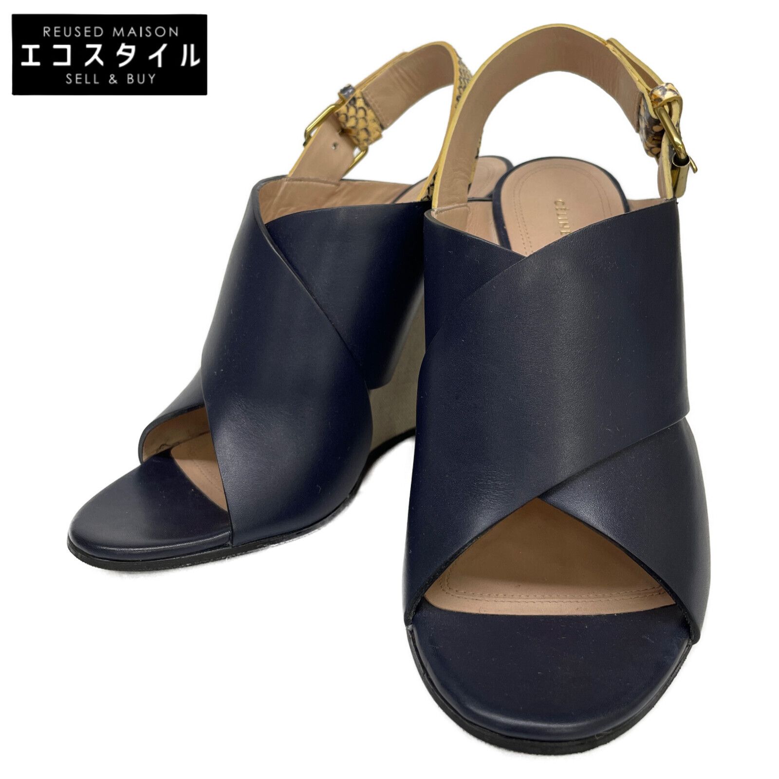 CELINE セリーヌ 【美品】313174MSWD.07NY パイソンストラップ