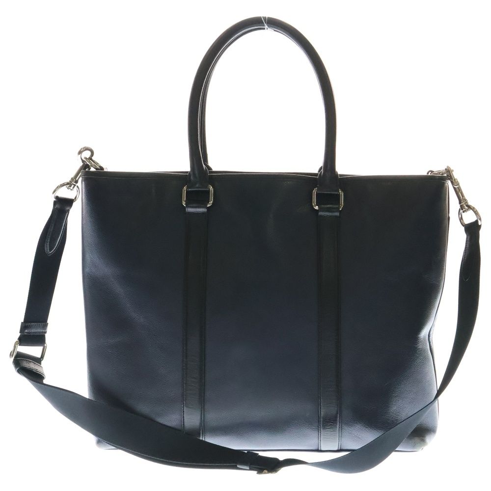 COACH (コーチ) ロゴ型押し 2WAY レザーショルダーバッグ トート