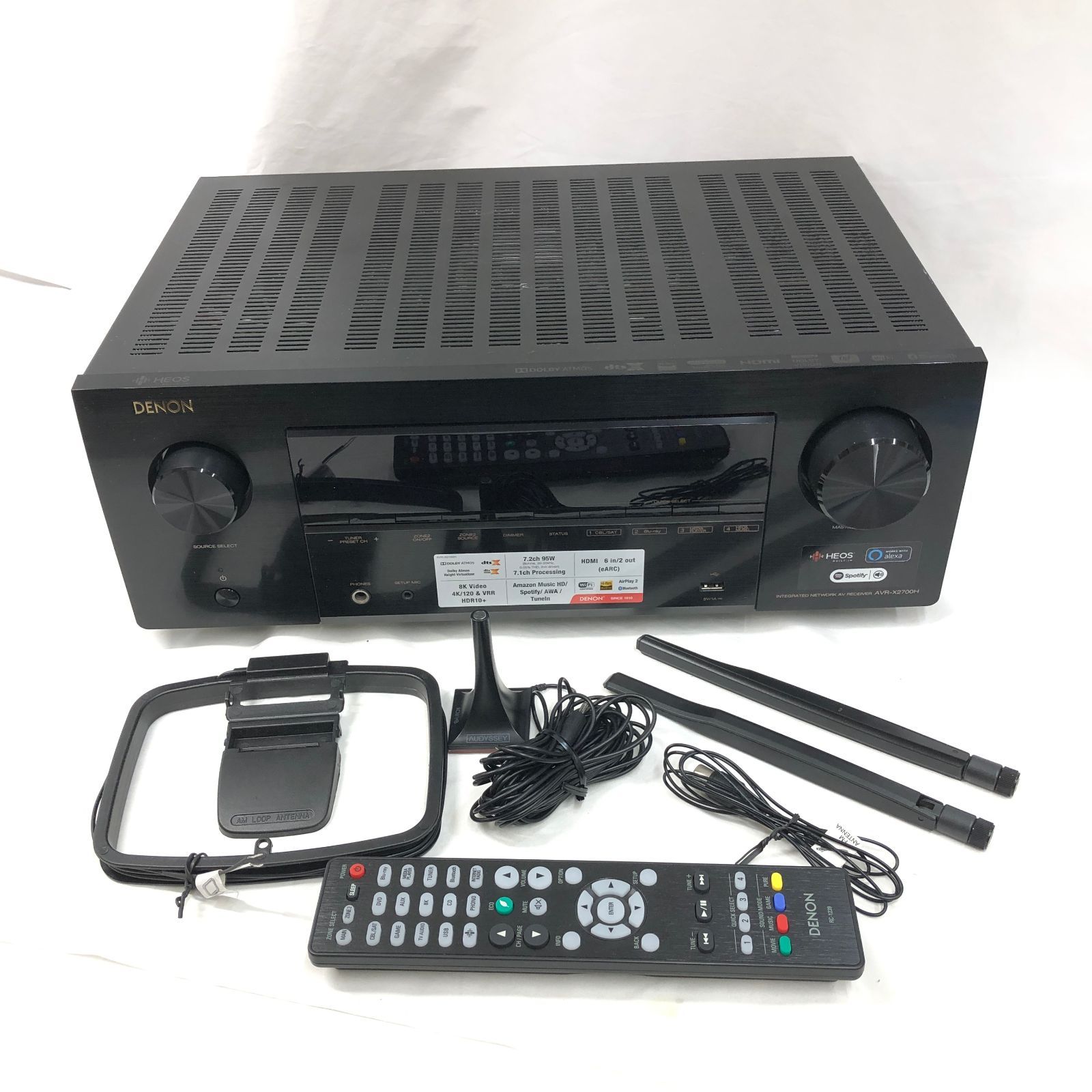 DENON デノン AVR-X2700H AVサラウンドレシーバー ブラック ジャンク品