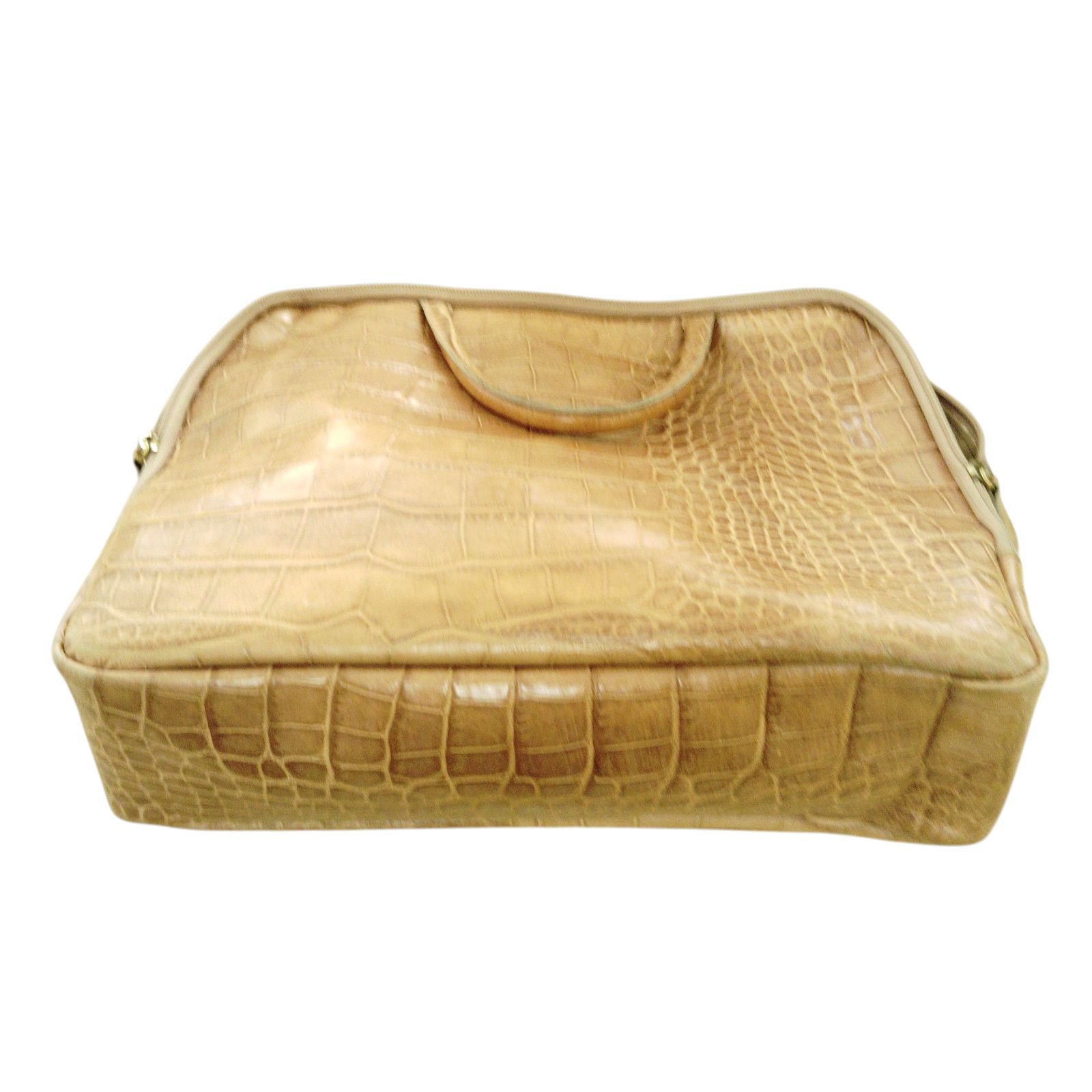 X10271 ハンドバッグ FURLA フルラ クロコ型押し レディース 本革