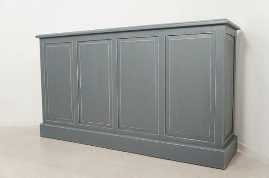 アンティーク調 レジスターカウンター サイドボード 4ドロワー oth-225-GRY MARWIL-DEMENAGEMENTS_CH