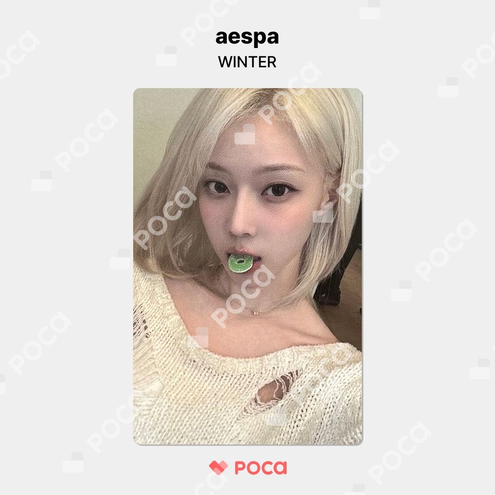 aespa ウィンター　トレカ　Armageddon aespa WINTER SUPERNOVA Armageddon Limited Official Photocard