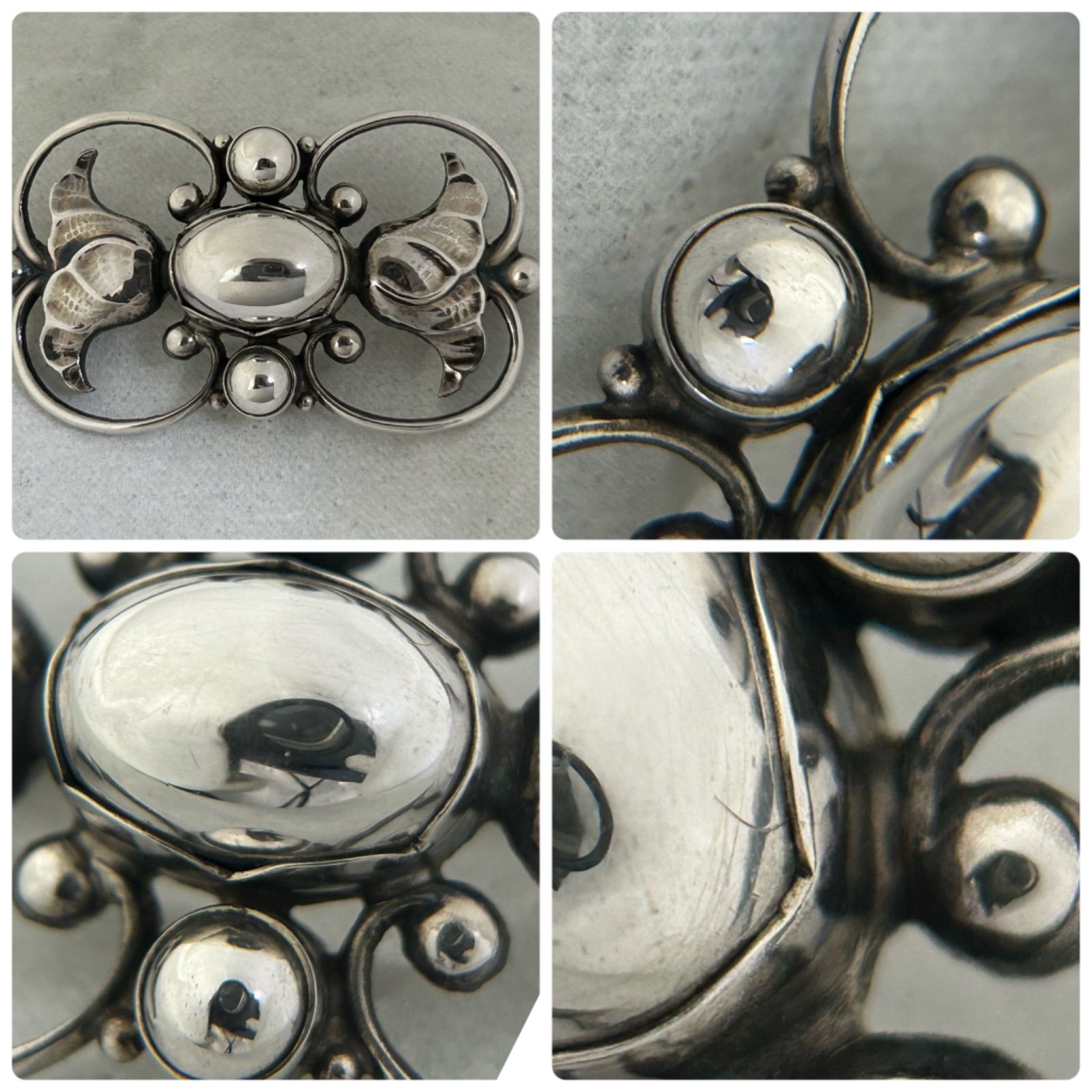 ジョージジェンセン ブローチ 236A AG925 Georg Jensen - メルカリ