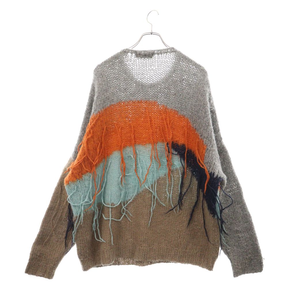 Jieda (ジエダ) 20AW PANEL OVER KNIT パネル ウール モヘア混 