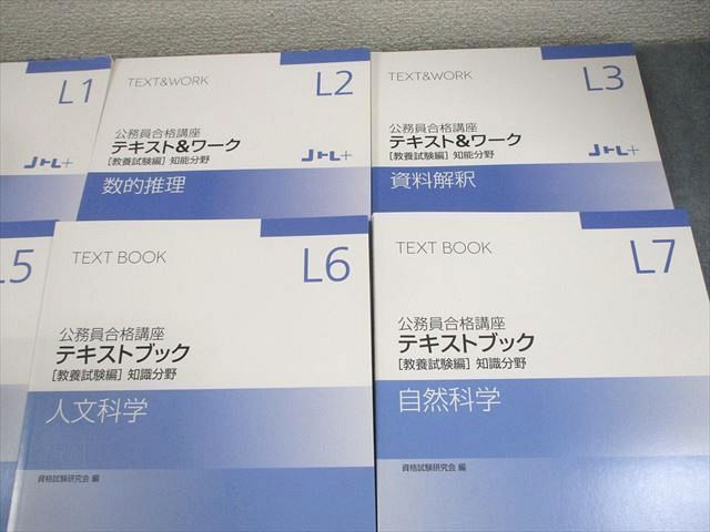 実務教育出版 公務員合格講座 テキスト＆ワーク 教養試験編 知能