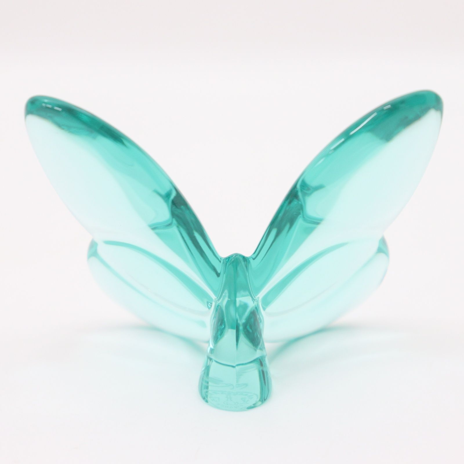 Baccarat ラッキーバタフライ置物 青緑 Amazon.co.jp: バカラ ラッキー バタフライ パピヨン 蝶 動物