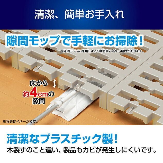 湿気・カビ対策に！】マルチパレット 2個 すのこ プラスチック 樹脂 