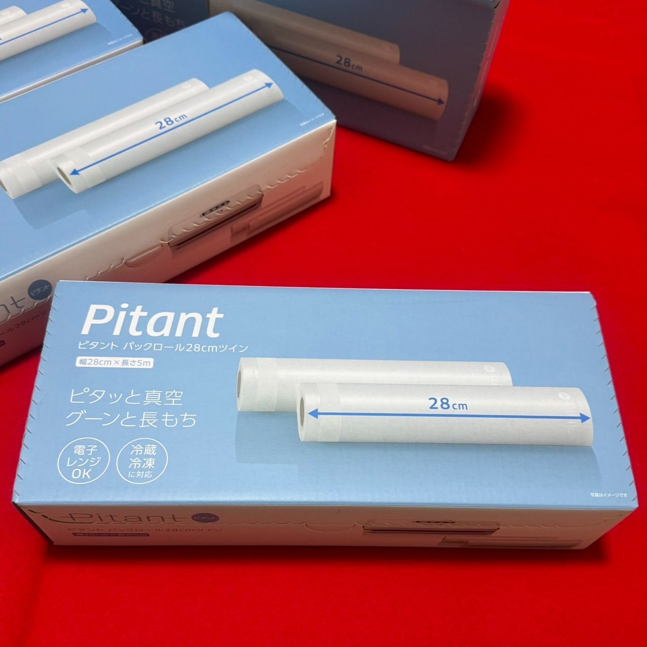 ショップジャパン ピタント パックロール 28 cm 2本入り 5箱セット zz