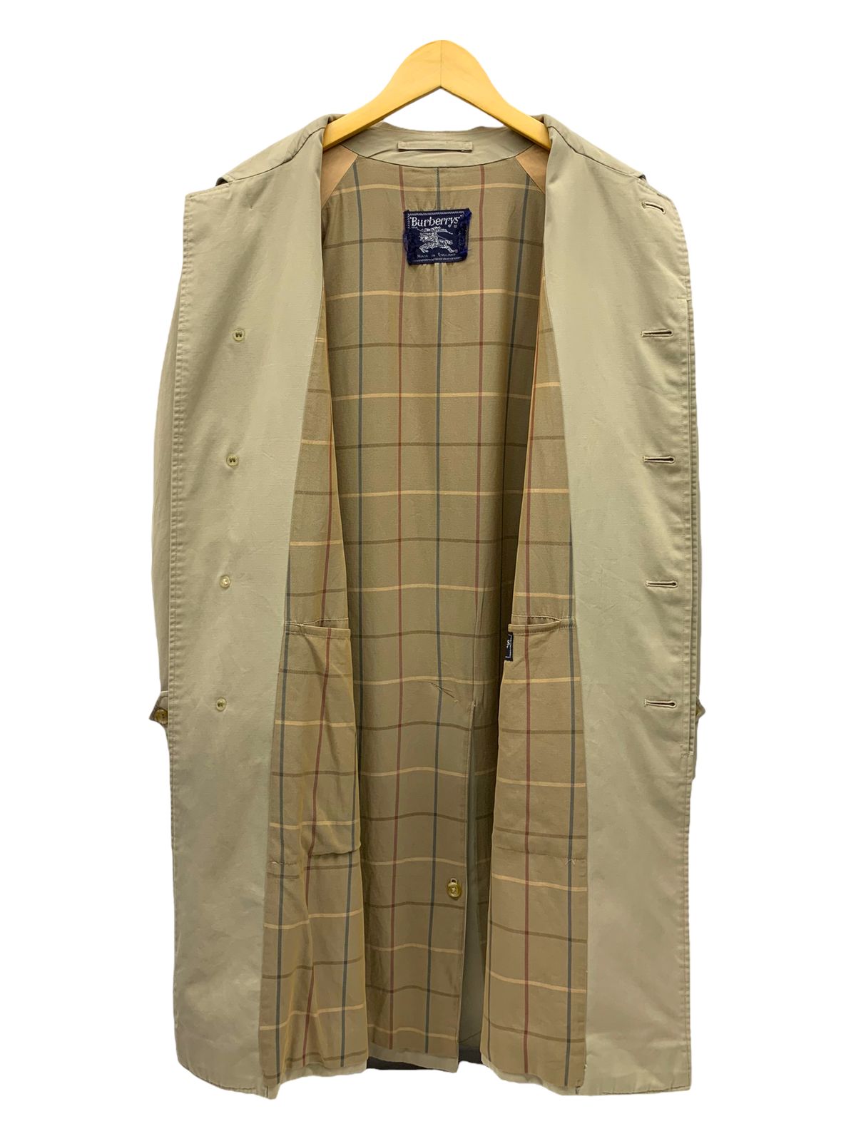 BURBERRY (バーバリー) ステンカラーコート 内側ノバチェック柄