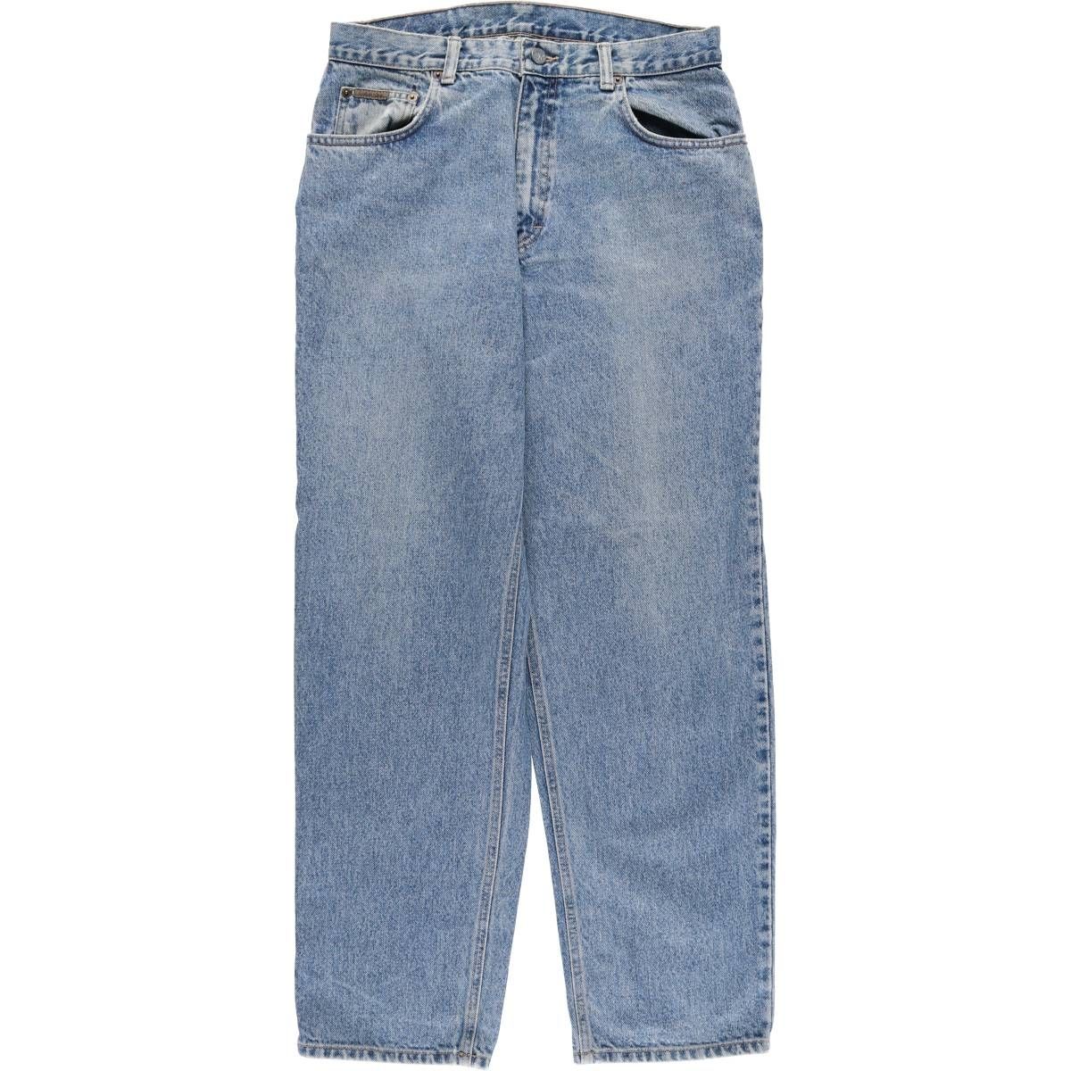 古着 90~00年代 カルバンクライン Calvin klein テーパードデニムパンツ メンズw32相当 ヴィンテージ|eaa545001