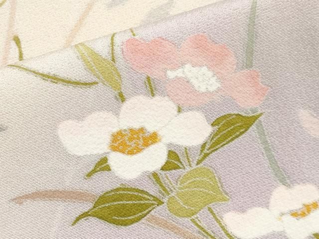 暈し染め 薄柿色地