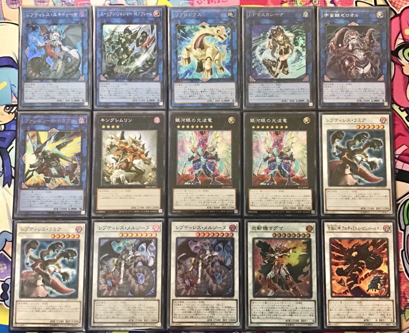 遊戯王 本格構築【未界域暗黒界】デッキ メイン＆EX15枚＆スリーブ ...