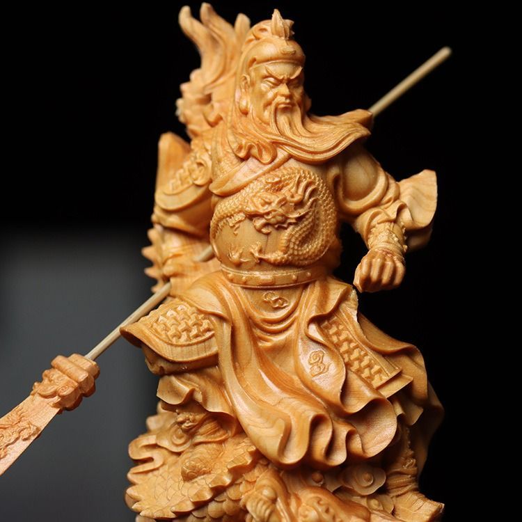 関羽雲長 三国志 関羽像 武士像 置物 オブジェ 縁起物 風水 幸運