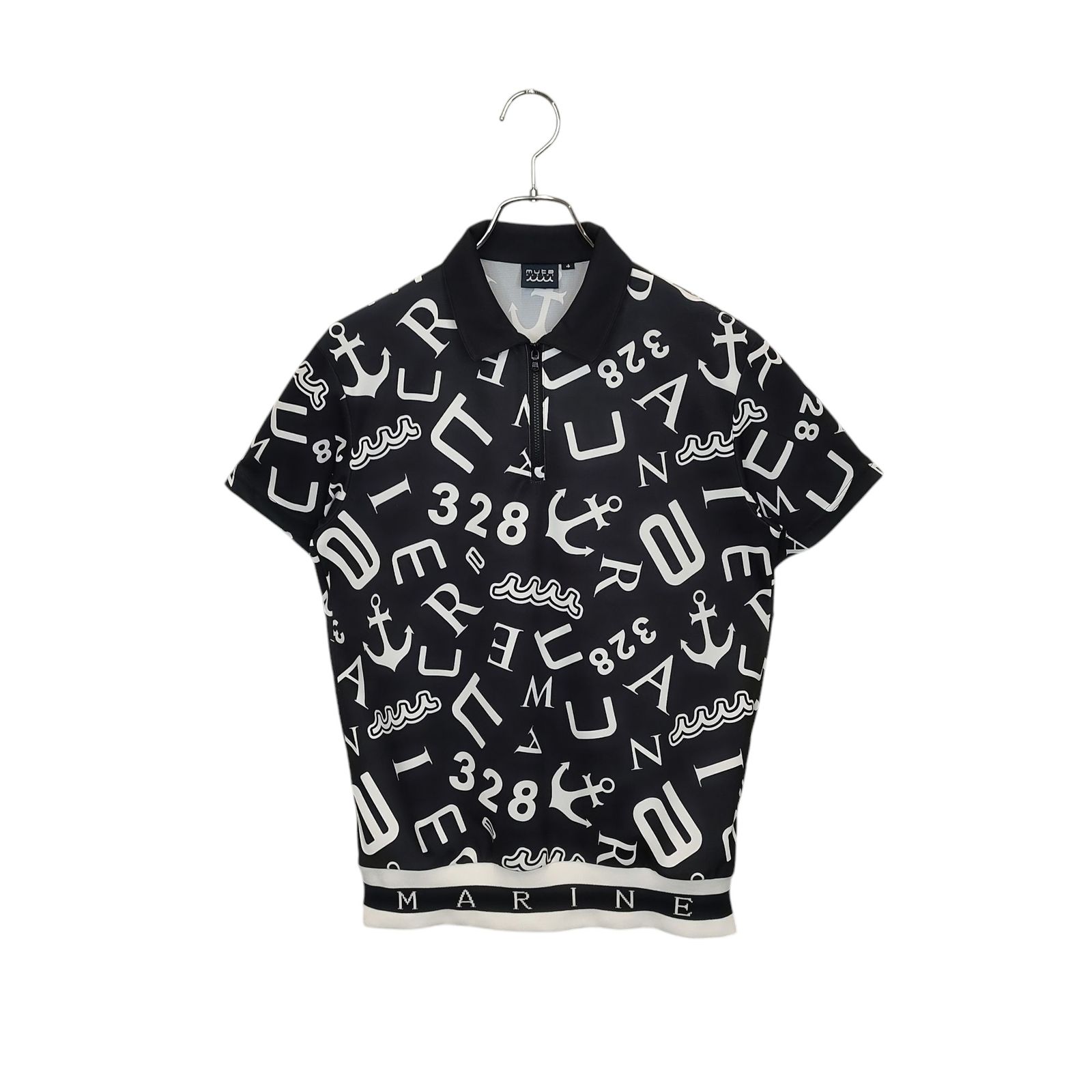 【完売品】【4】muta ハーフジップ ヘムリブ ゴルフウェア メンズ お気に入り 完売品】【4】muta ハーフジップ ヘムリブ ゴルフ