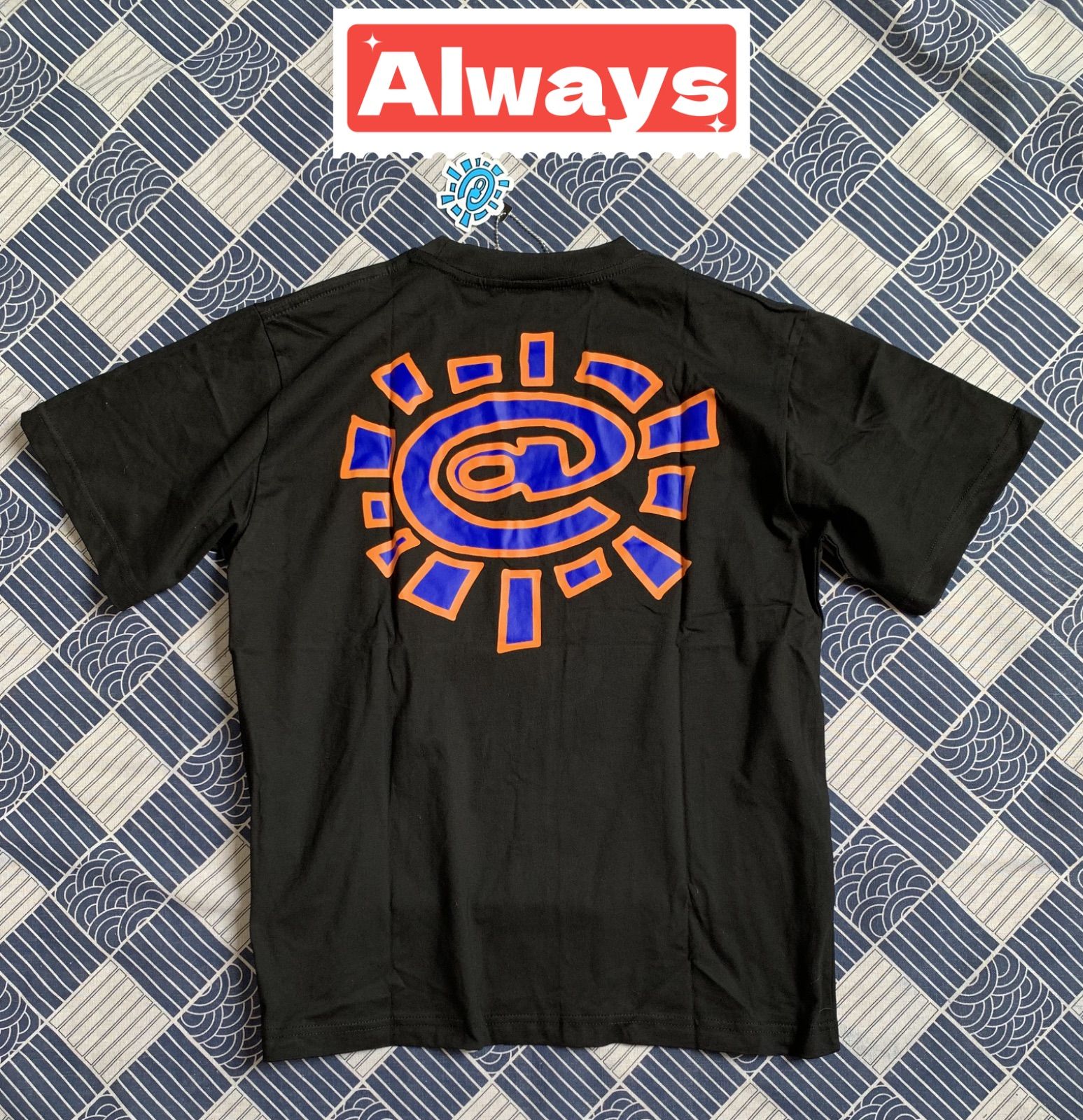 always do what you should doプリント半袖Tシャツalways ブラック  大きい@