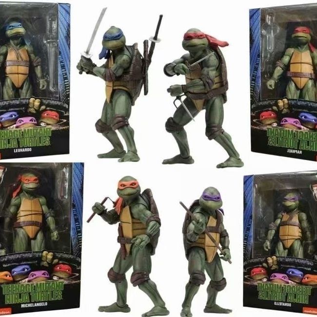 NECA 実写版 ミュータントニンジャタートルズ 1990ムービーver 4 NECA 実写版 ミュータントニンジャタートルズ 1990ムービーver 4
