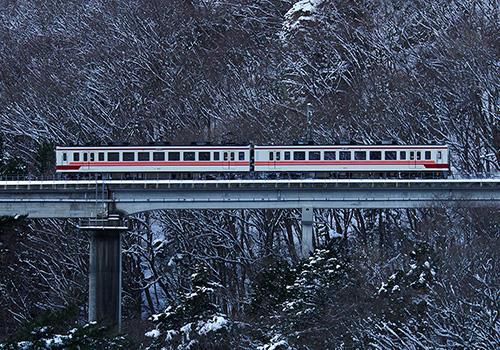 野岩鉄道6050型（2パンタ車 61101編成）2両編成セット（動力無し