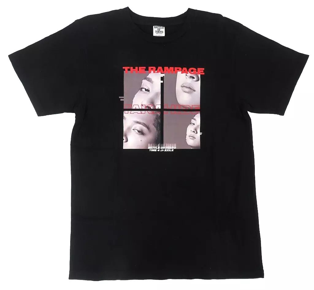 THE RAMPAGE from EXILE TRIBEデビュー決定Tシャツ 中古】Tシャツ 鈴木昂秀(THE RAMPAGE) フォトTシャツ ブラック M
