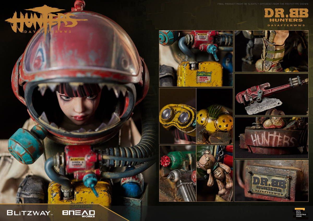 ハンターズ デイアフター WWIII Dr.BB ブリッツウェイ 現状品 BLITZWAY 1/6 ハンターズ：デイ アフター WWIII Dr.BB 未開封新品 BW