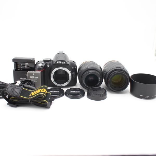 お話中]Nikon ニコンD3000 ダブルズームキット ニコン D3000 ダブル 