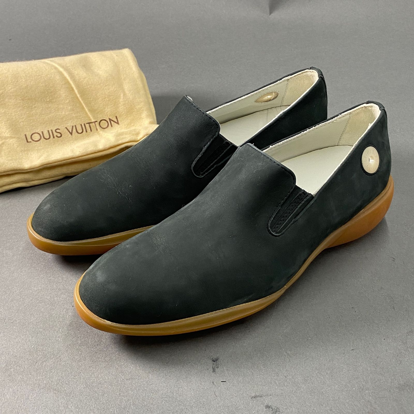 LOUIS VUITTON ルイヴィトン ウイングチップ スエード シューズ