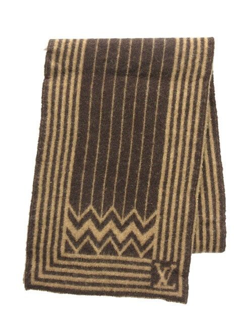 LOUIS VUITTON カシミヤマフラー ブラウン　中古品 中古・古着通販】LOUIS VUITTON (ルイ ヴィトン) カシミヤ