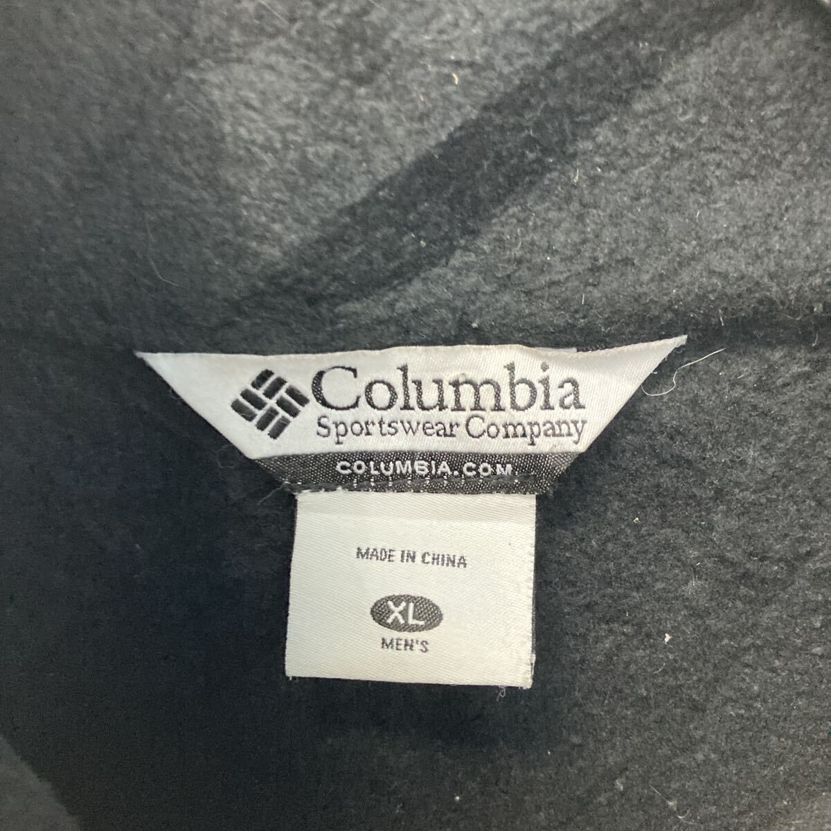 Columbia フリース ベスト ジャケット コロンビア XL ブラック ビッグサイズ アウトドア マウンテン 古着卸 アメリカ仕入 a609-6745