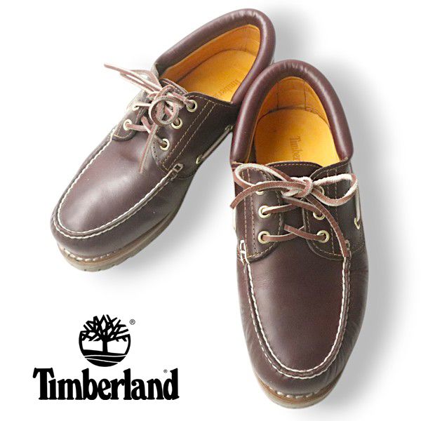 名作！美品 Timberland ティンバーランド モカシン製法 スリーアイ 
