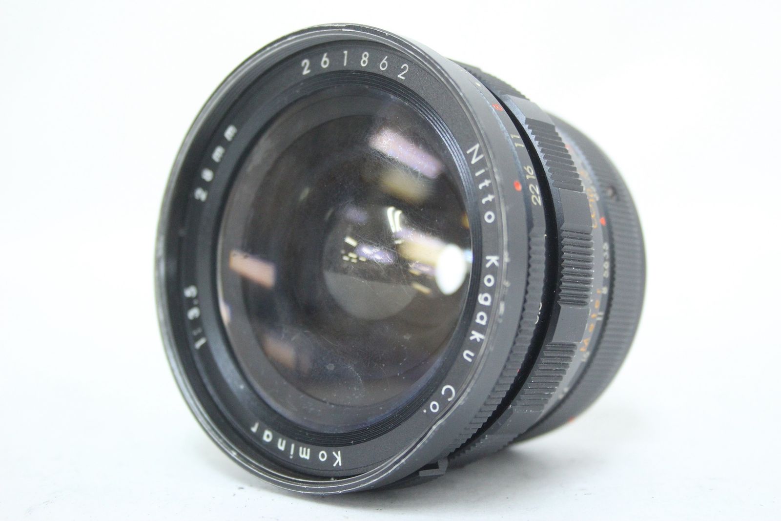 訳あり品】 日東光学 Nitto Kogaku Kominar 28mm F3.5 レンズ v6864